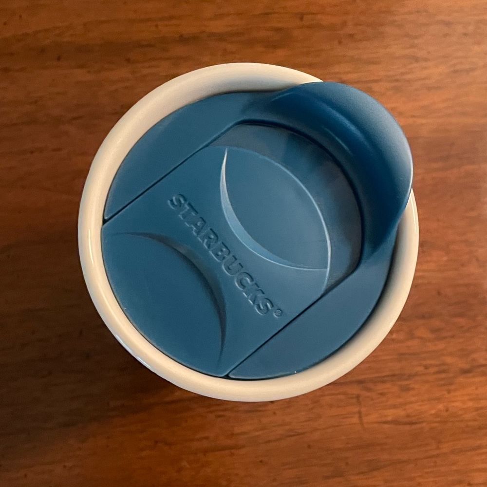 Rare Starbucks 2016 Siren Mermaid Swarovski Crystal Lips Mug Cup Tumbler 10fl oz - Picture 5 of 10